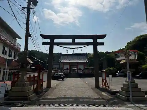 早吸日女神社の鳥居