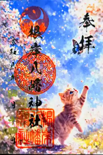根岸八幡神社の御朱印 2026年04月