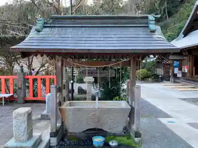 太平山神社の手水舎