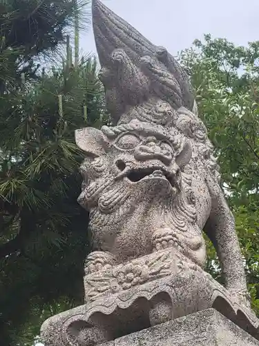 川上神社の狛犬