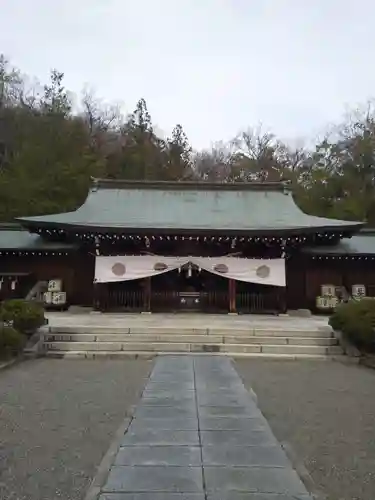 山梨縣護國神社の本殿