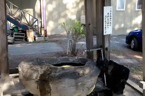 倶知安神社の手水舎