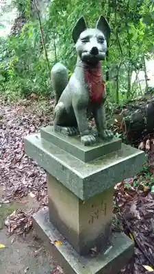 玉澤稲穂神社の狛犬