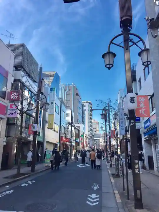神楽坂安養寺の周辺