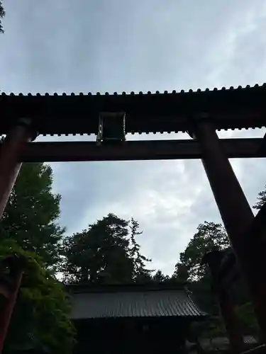 北口本宮冨士浅間神社の鳥居