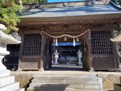 河口浅間神社の山門・神門