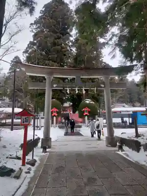遠野郷八幡宮の鳥居