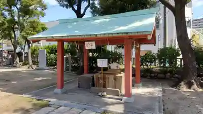 長柄八幡宮の手水舎