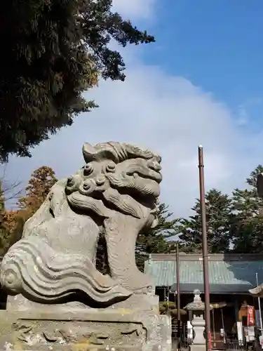 三春大神宮の狛犬