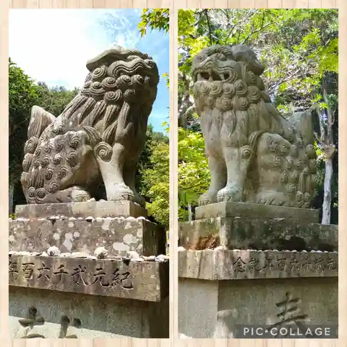 牛窓神社の狛犬