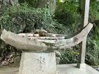 小川諏訪神社の手水舎