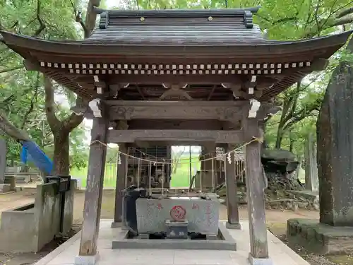 金村別雷神社の手水舎