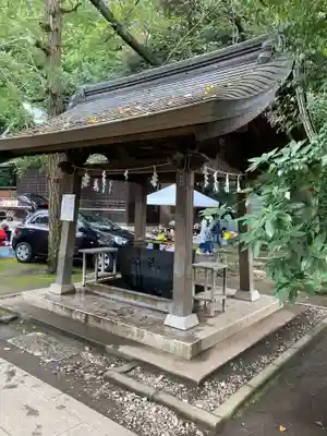 石神井氷川神社の手水舎