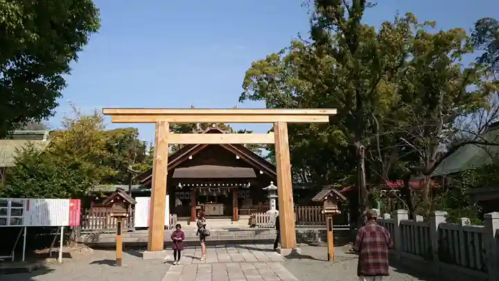 和泉國一之宮 大鳥大社の鳥居