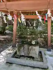 諏訪八幡神社の手水