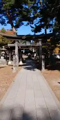 川中島古戦場八幡社の鳥居