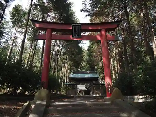 冨士浅間宮の鳥居