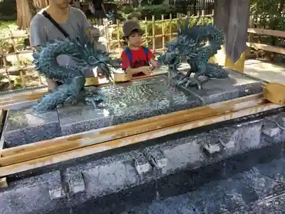 大國魂神社の手水舎