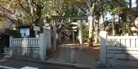 自由が丘熊野神社の鳥居