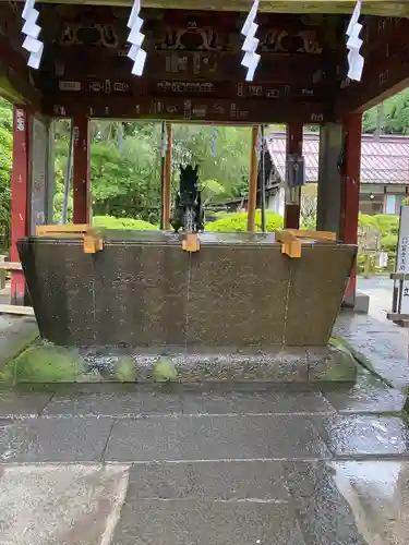 北口本宮冨士浅間神社の手水舎