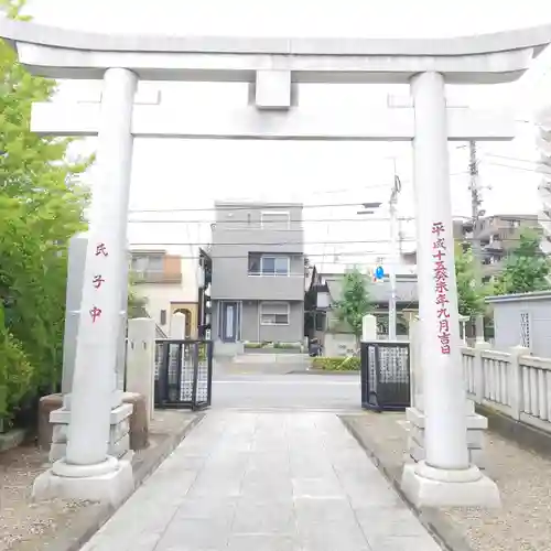 栗原氷川神社の鳥居