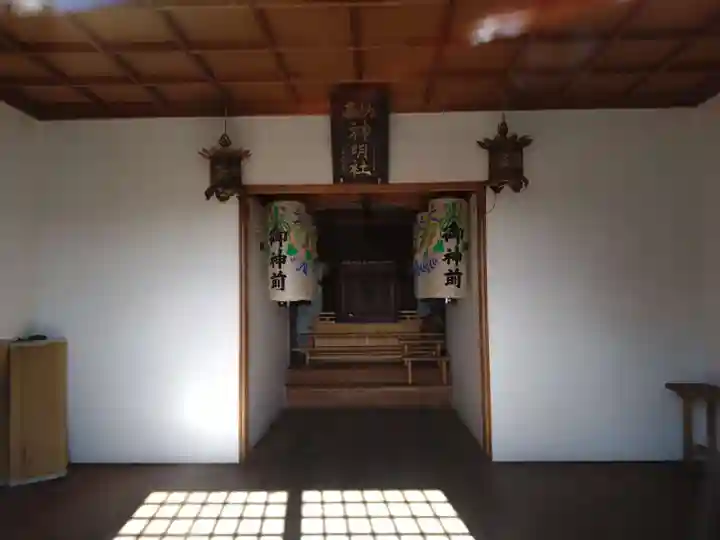 神明社の本殿・本堂
