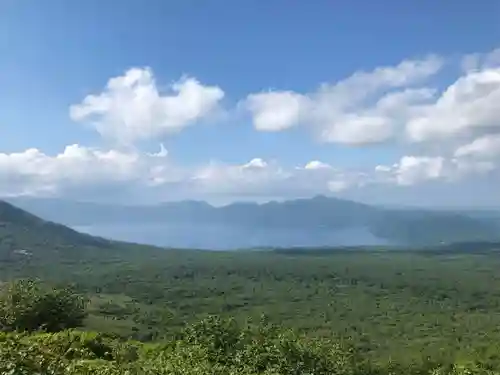 樽前山奥宮の景色