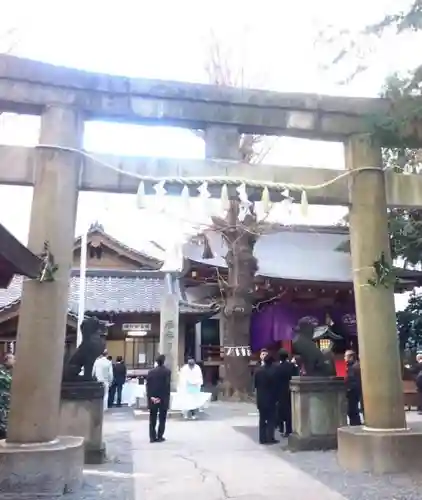 日本橋日枝神社の鳥居