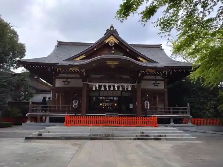 道野辺八幡宮の本殿・本堂
