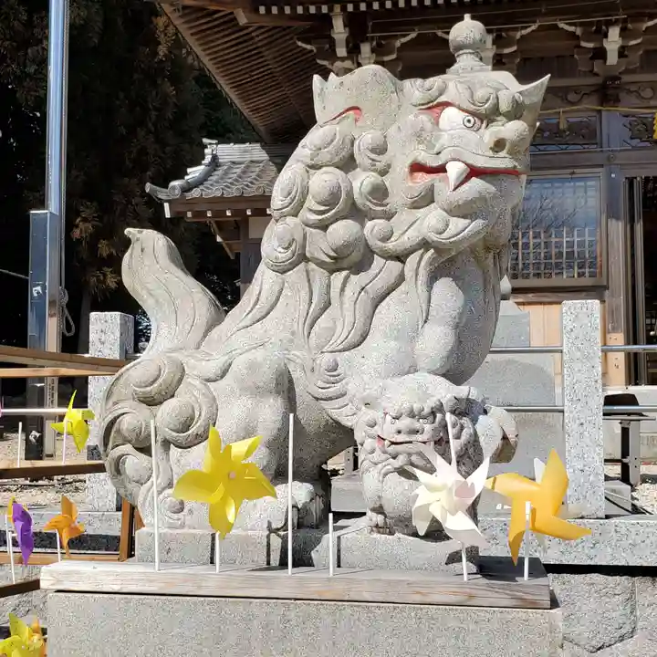 金井神社の狛犬