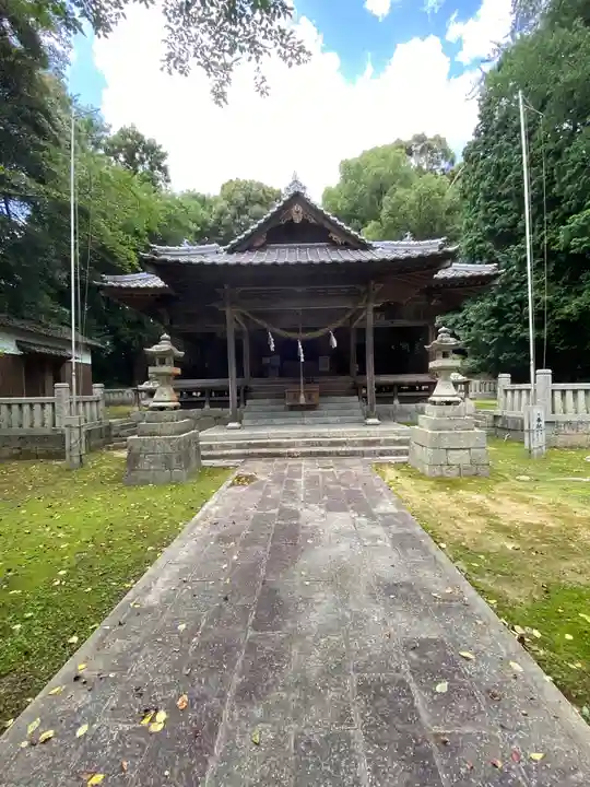 熊毛神社の本殿・本堂