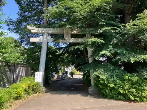 簳幹八幡宮の鳥居