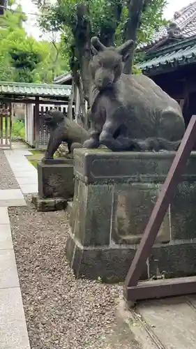 牛嶋神社の狛犬