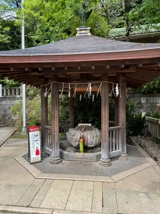 五條天神社の手水舎