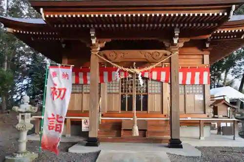 阿久津「田村神社」（郡山市阿久津町）旧社名：伊豆箱根三嶋三社の本殿