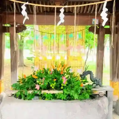 彌彦神社　(伊夜日子神社)の手水舎