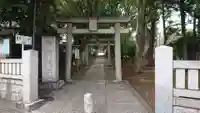 自由が丘熊野神社の鳥居