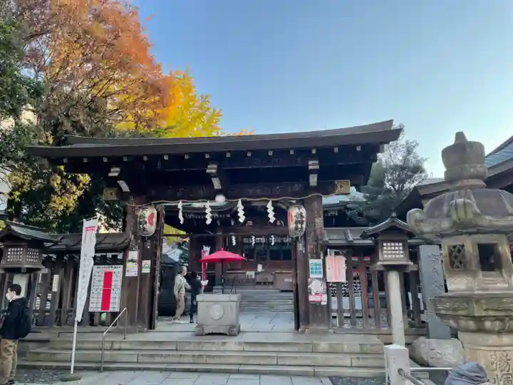下谷神社の山門・神門