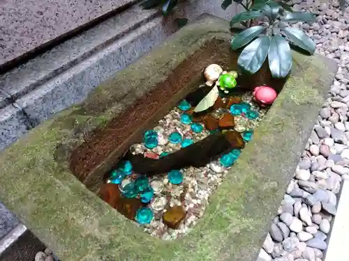 築土神社の手水舎