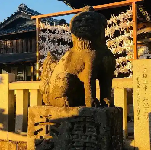 岡崎天満宮の狛犬