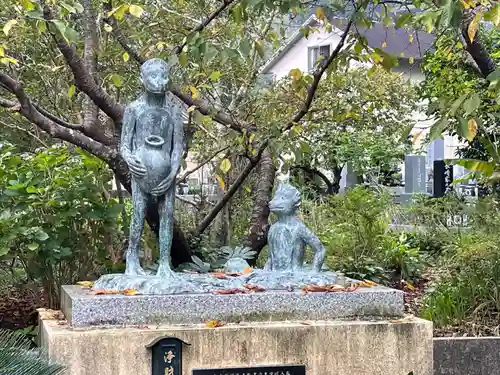 かっぱの寺 栖足寺の狛犬