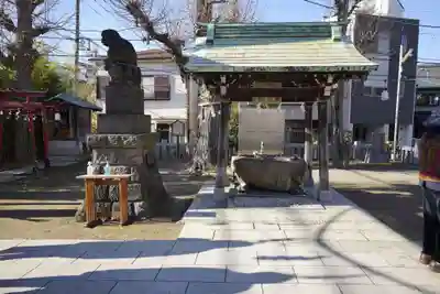 上平間八幡大神の手水舎