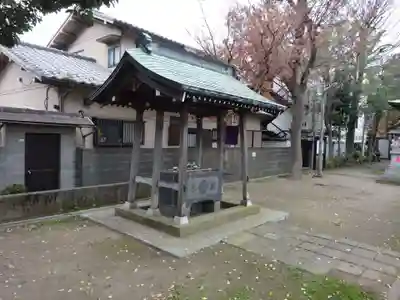 町屋神社の手水舎