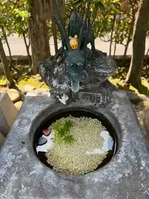 高木神社の手水舎