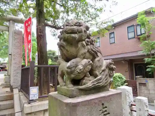 下神明天祖神社の狛犬