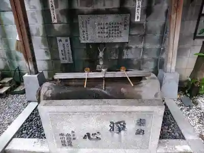 新世界稲荷神社の手水舎