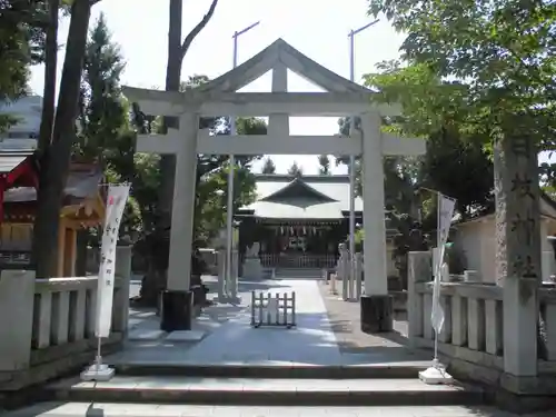 お三の宮日枝神社の鳥居