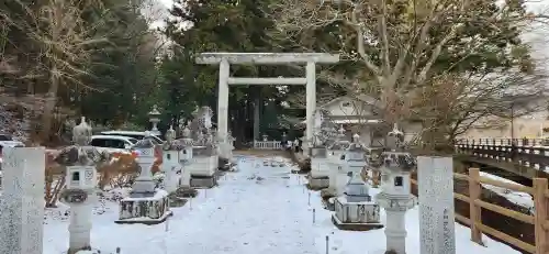 塩原八幡宮の鳥居