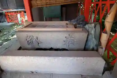 紀州東照宮の手水舎