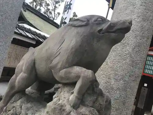 護王神社の狛犬